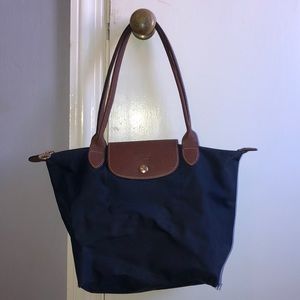 Navy Longchamp Tote